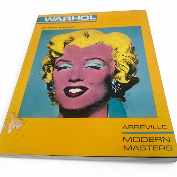 Book "Andy Warhol Modern Masters " by Carter Ratcliff Soft Picture Coffee Table - Picture 1 of 4